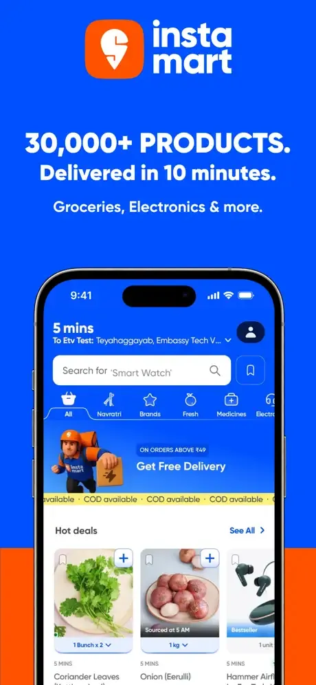 Swiggy: Food Instamart Dineout screenshot 3