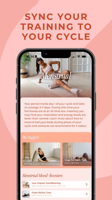 WeGLOW: Home Workout for Women screenshot 5