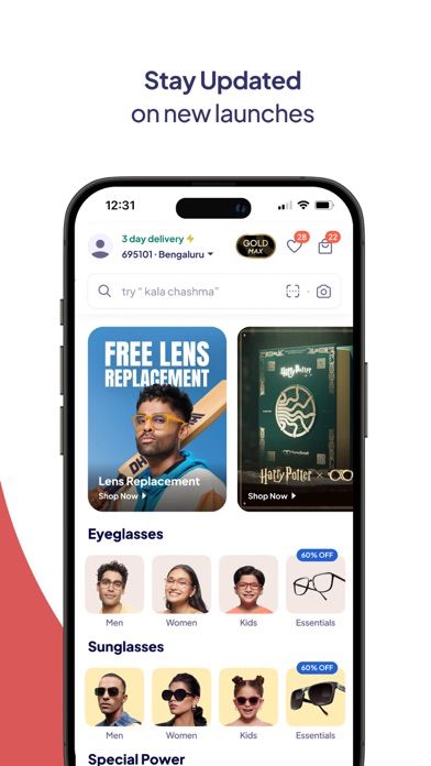 Lenskart: Eyewear screenshot 1