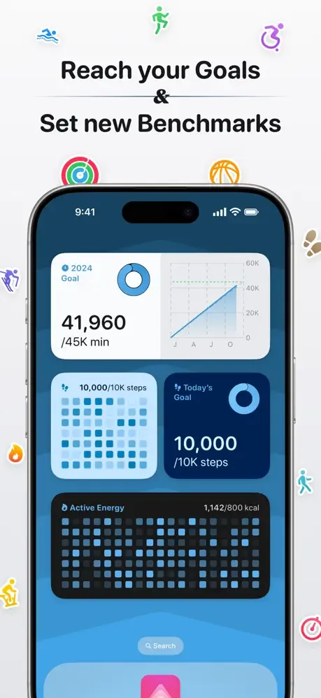 Peak: Health & Fitness Widgets screenshot 3