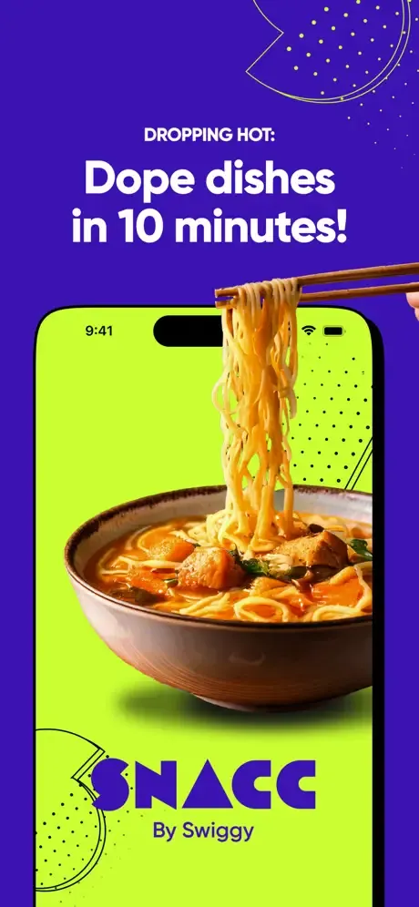 SNACC: 10-Min Food Delivery screenshot 1