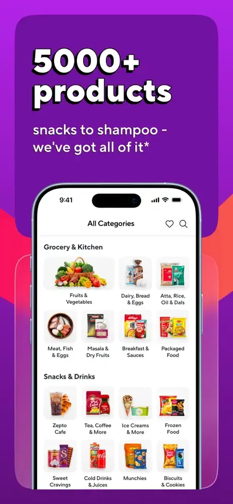 Zepto:10 Min Grocery Delivery* screenshot 2