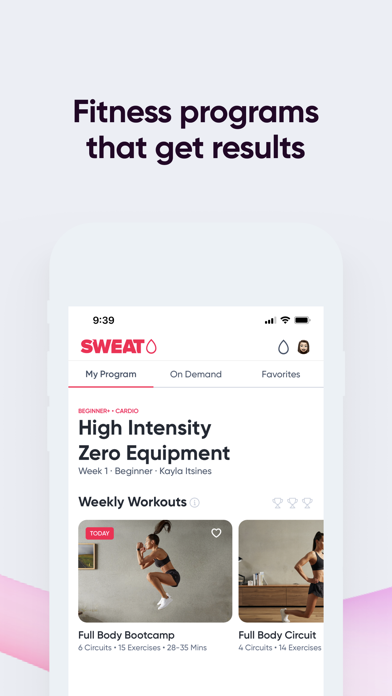 Sweat: Fitness App For Women screenshot 2