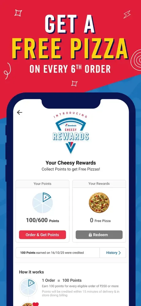 Dominos Pizza screenshot 2