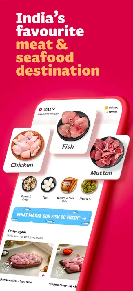 Licious - Chicken, Fish & Meat screenshot 1