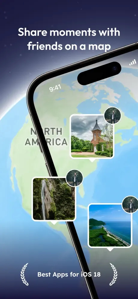 mapnow - moments on a map screenshot 1