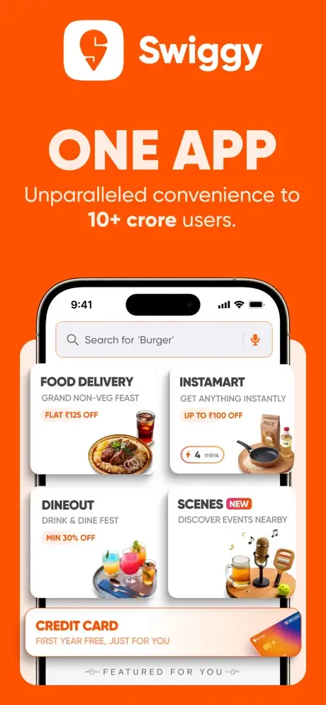 Swiggy: Food Instamart Dineout screenshot 1