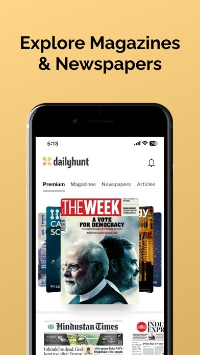 Dailyhunt - News & Magazines screenshot 1