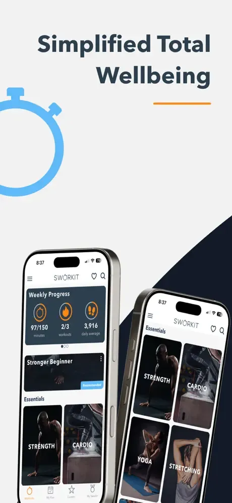 Sworkit Fitness & Wellness App screenshot 1