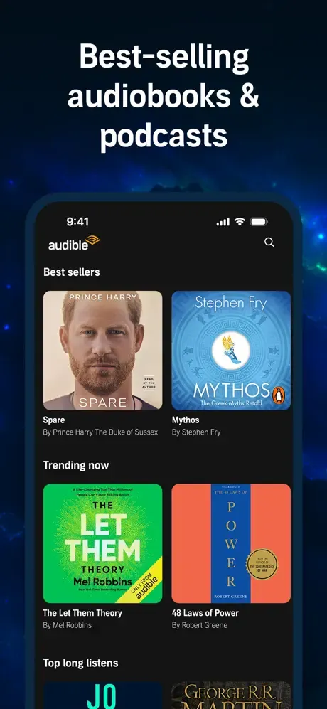 Audible: Audiobooks & Podcasts screenshot 2