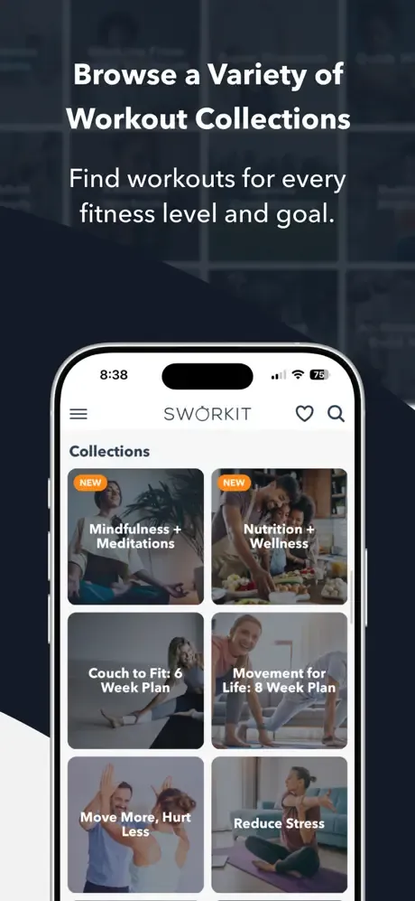 Sworkit Fitness & Wellness App screenshot 4
