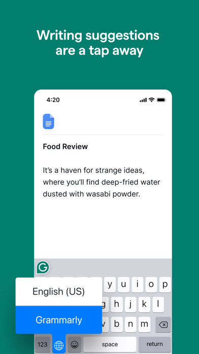 Grammarly: AI Writing Keyboard screenshot 3