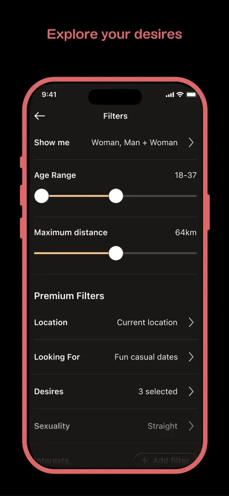 Nymph: Open-Minded Dating App screenshot 4