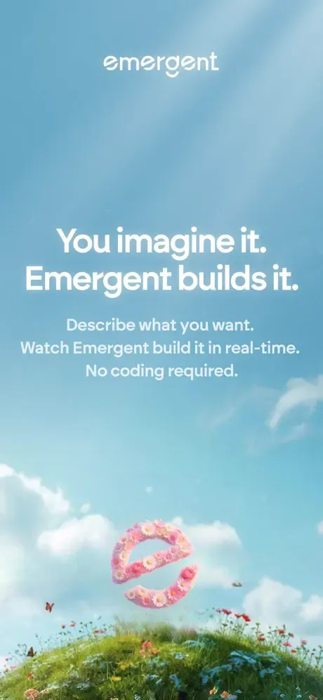 Emergent AI: Vibe Code Apps screenshot 1