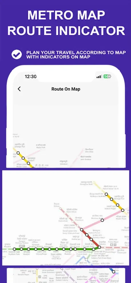 Delhi Metro Route Map and Fare screenshot 3