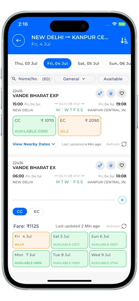 RailOne screenshot 4
