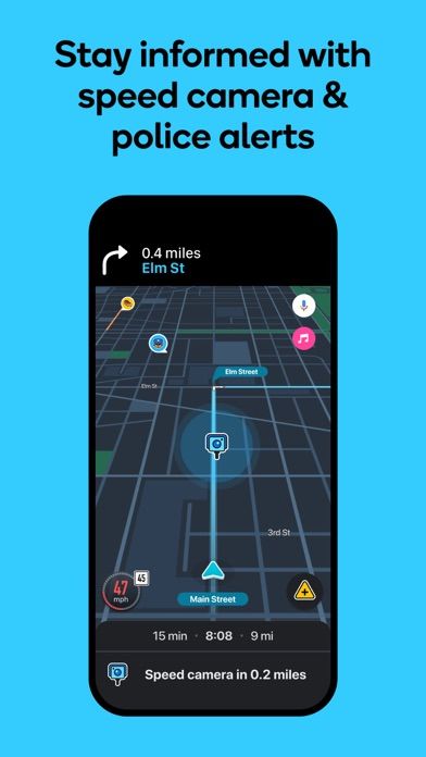 Waze Navigation & Live Traffic screenshot 3