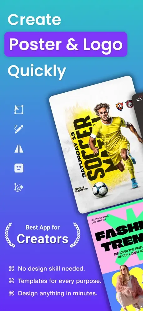 Canvas Poster Maker Logo Maker screenshot 1