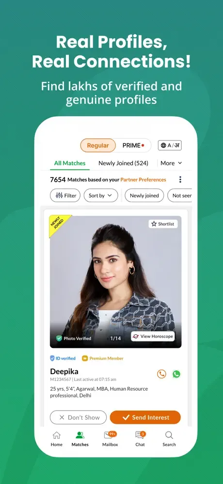 Bharat Matrimony® - Shaadi App screenshot 3