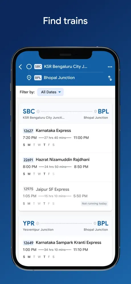Where is My Train - by Google screenshot 3