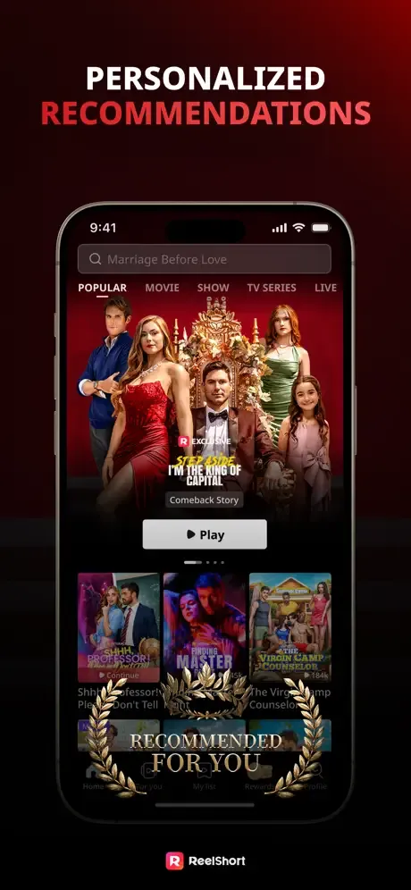 ReelShort - Stream Drama & TV screenshot 2