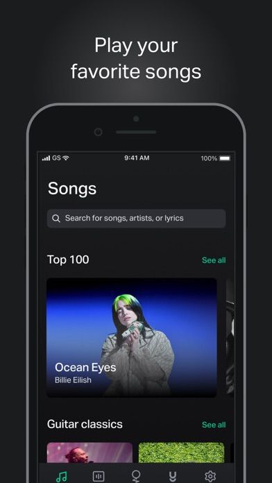 GuitarTuna: Tune & Play Guitar screenshot 5
