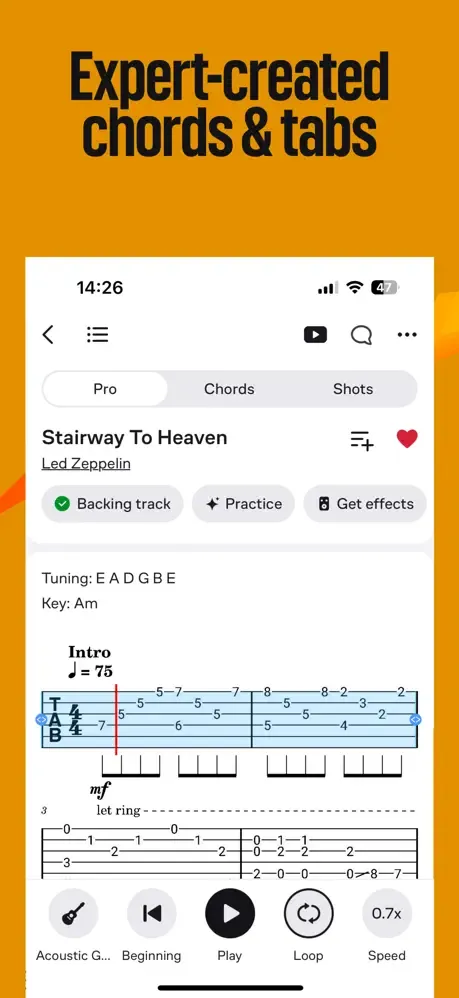 Ultimate Guitar: Chords & Tabs screenshot 4