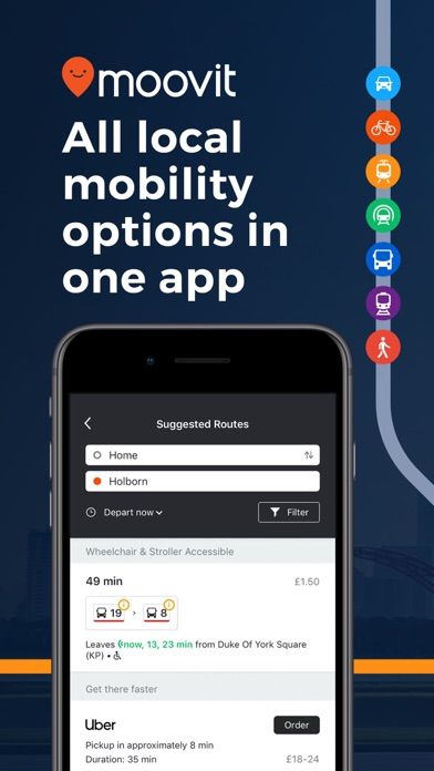 Moovit: Public Transport Live screenshot 1