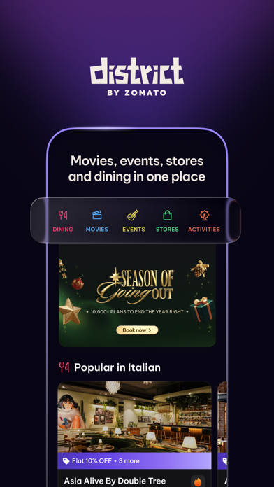 District: Movies Events Dining screenshot 1