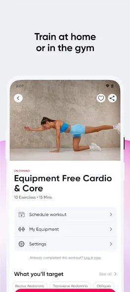 Sweat: Fitness App For Women screenshot 4