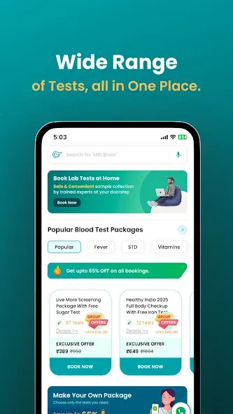 Healthians -Full Body Checkup screenshot 3