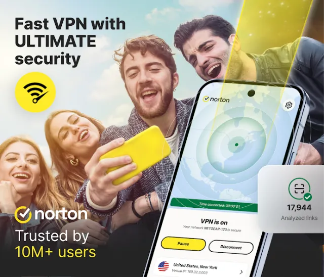 Norton VPN – Fast & Secure screenshot 1