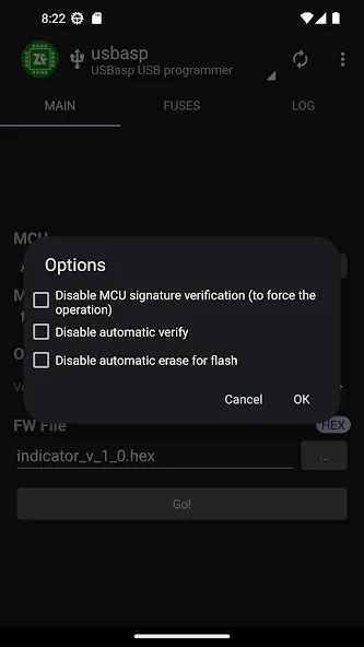 ZFlasher AVR screenshot 2