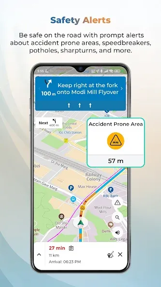 Mappls MapmyIndia Maps, Safety screenshot 5