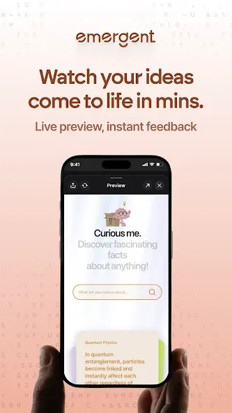 Emergent AI: Vibe Code Apps screenshot 4