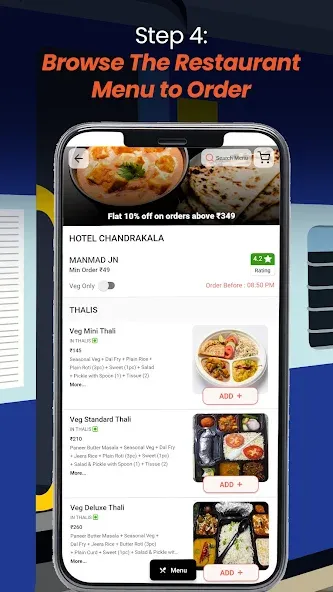 Zoop India-Order Food in Train screenshot 4