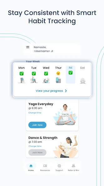 Habuild: Daily Yoga & Habits screenshot 3