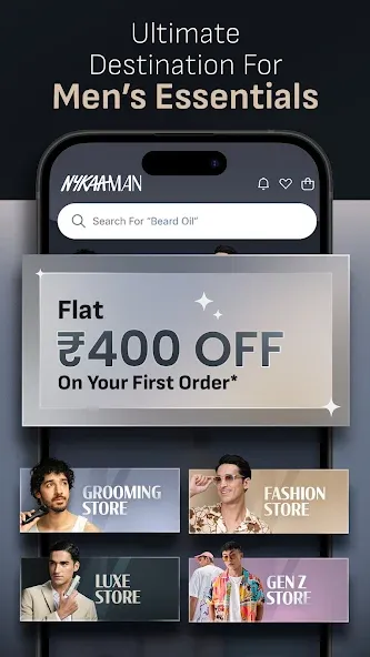 Nykaa Man - Men's Shopping App screenshot 1