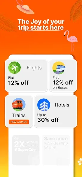 Cleartrip Hotels, Flights, Bus screenshot 2