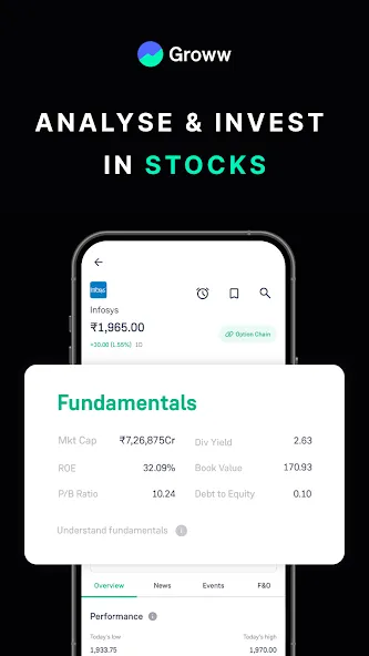 Groww Stock, Mutual Fund, Gold screenshot 2