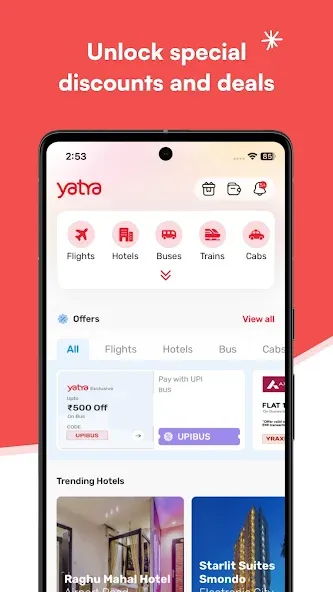 Yatra - Flights, Hotels, Bus screenshot 2