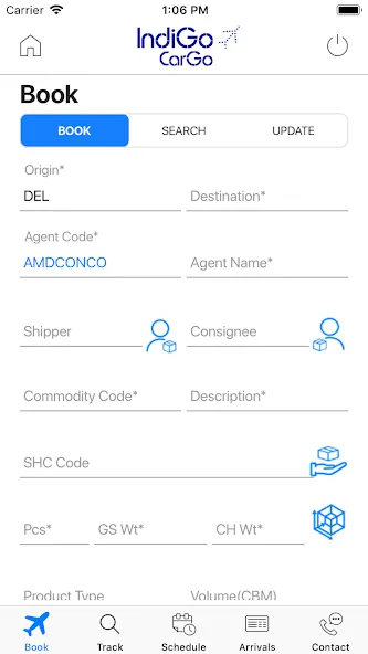 IndiGo - Cargo Shipper App screenshot 3