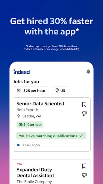 Indeed Job Search screenshot 1