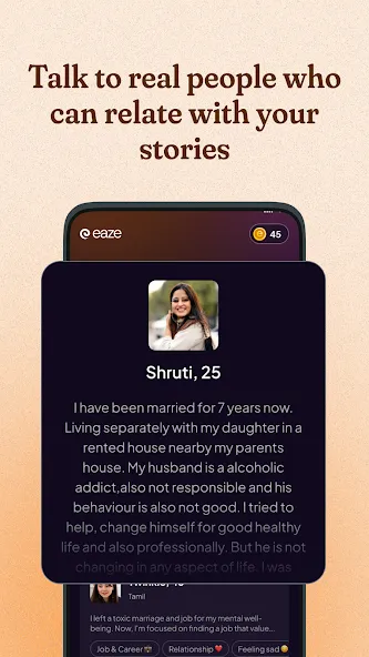 Eaze : Talk & Feel better screenshot 4