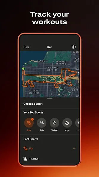 Strava: Run, Bike, Hike screenshot 1