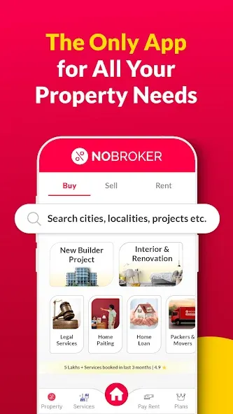 NoBroker Rent, Buy, Sell Flats screenshot 1