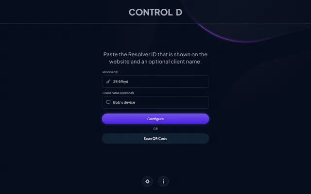 Control D Quick Setup screenshot 5