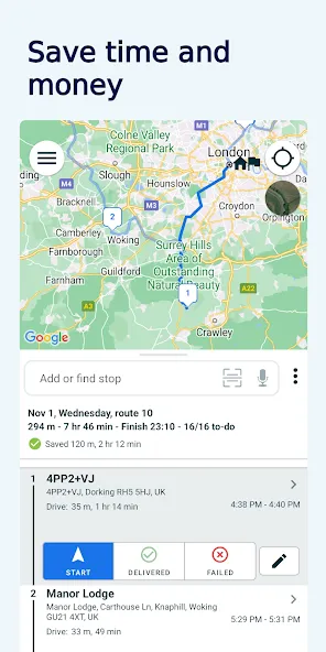 Multi-Stop Route Planner screenshot 2