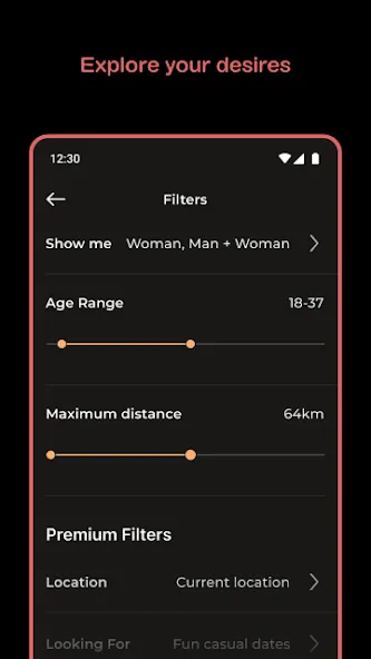 Nymph: Open-Minded Dating App screenshot 4