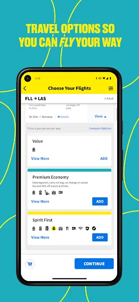Spirit Airlines screenshot 3